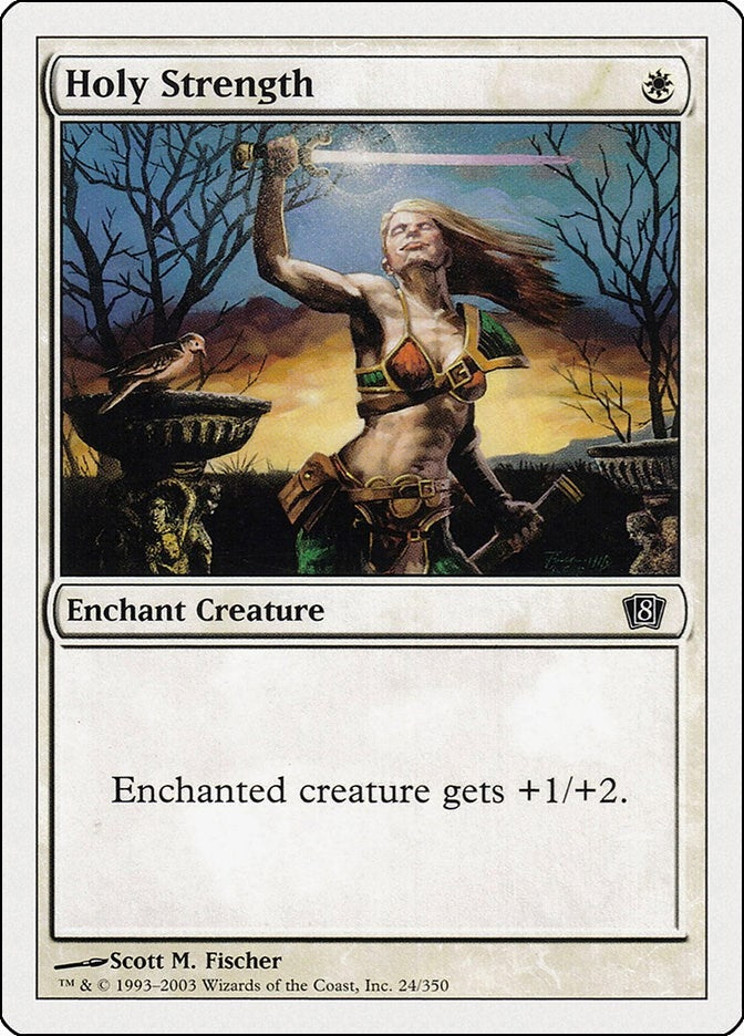 Holy Strength (24) [8ED] - MTG Single