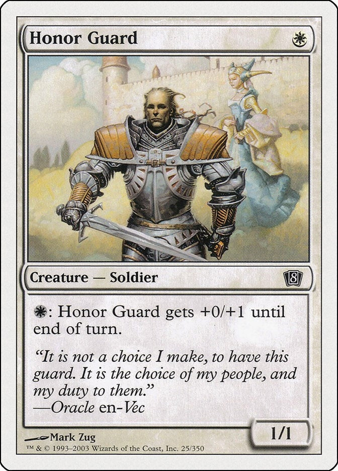Honor Guard (25) [8ED] - MTG Single