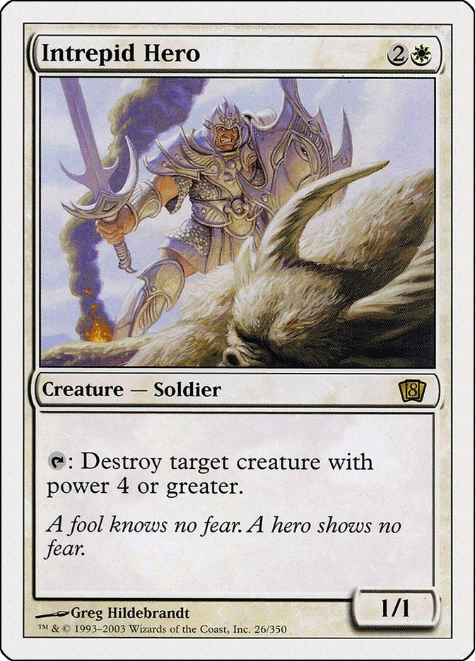 Intrepid Hero (26) [8ED] - MTG Single