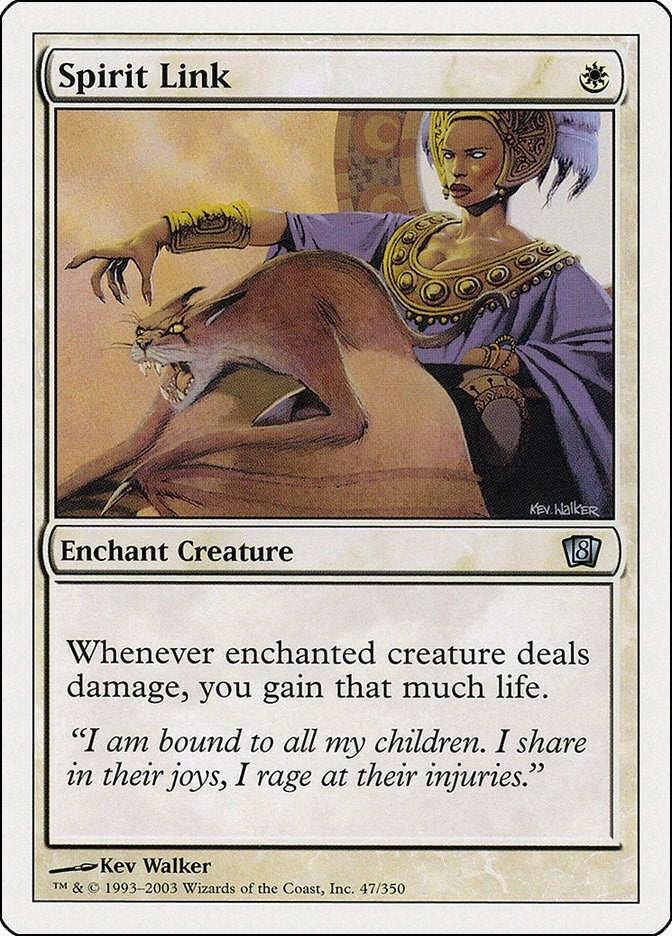 Spirit Link (47) [8ED] - MTG Single