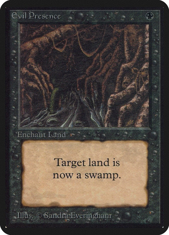 Evil Presence [LEA] - MTG Single
