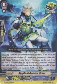 Ripple of Demise Orest (2039) [G-CB02] - Cardfight Vanguard Single