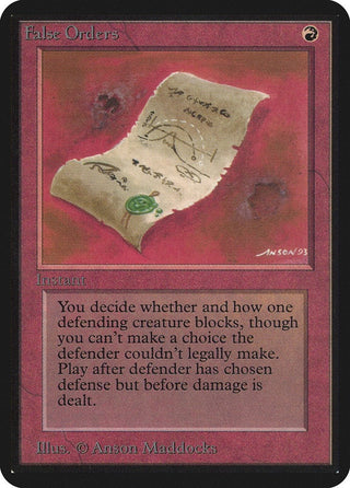 False Orders [LEA] - MTG Single