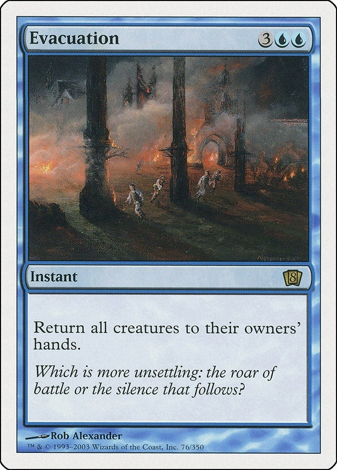 Evacuation (76) [8ED] - MTG Single