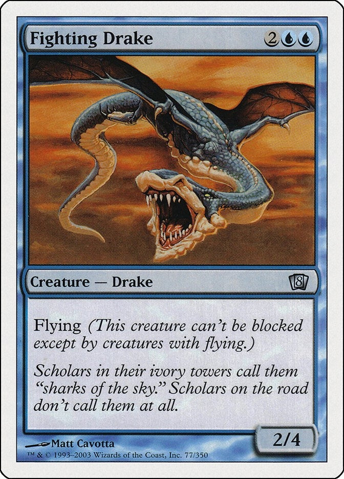 Fighting Drake (77) [8ED] - MTG Single