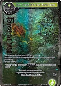 Holy Ground of the Four Sacred Beasts (Full Art) (60) [TTW] - Force of Will Single