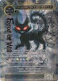 Schrodinger the Fallen Black Cat (Full Art) (100) [TTW] - Force of Will Single