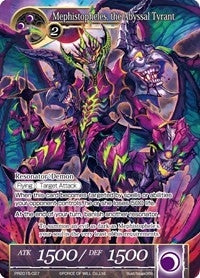 Mephistopheles the Abyssal Tyrant (Prerelease Promo) (2015027) [PRO] - Force of Will Single