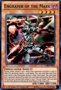 Engraver of the Mark (3) (CORE) - YuGiOh Single