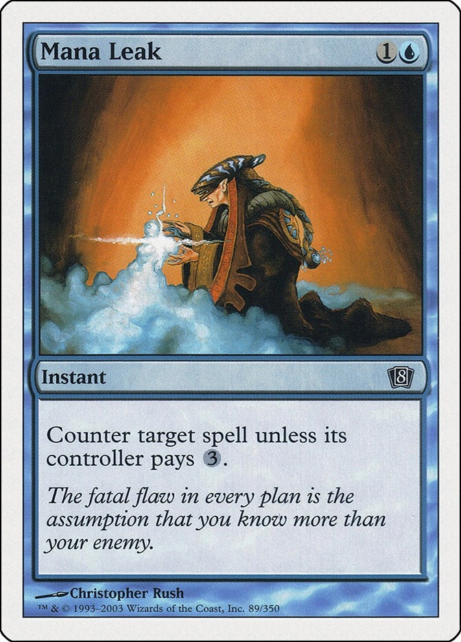 Mana Leak (89) [8ED] - MTG Single