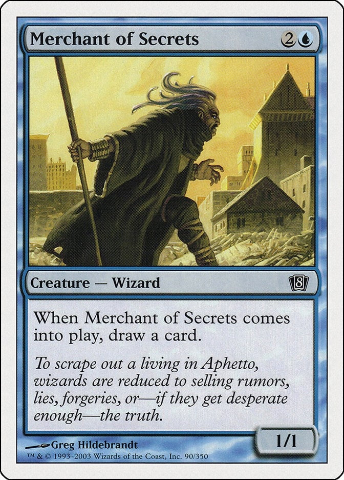 Merchant of Secrets (90) [8ED] - MTG Single