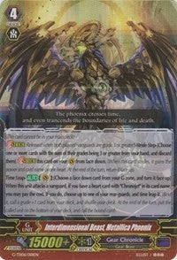 Interdimensional Beast Metallica Phoenix (RRR Foil) (6001) [G-TD06] - Cardfight Vanguard Single