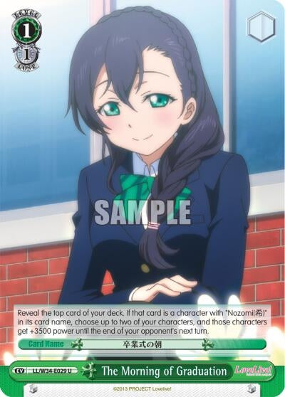 The Morning of Graduation (34029) [LL/W34] - Weiss Schwarz Single