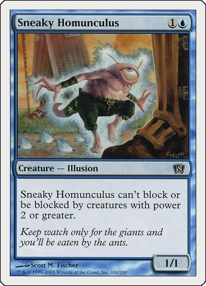 Sneaky Homunculus (101) [8ED] - MTG Single