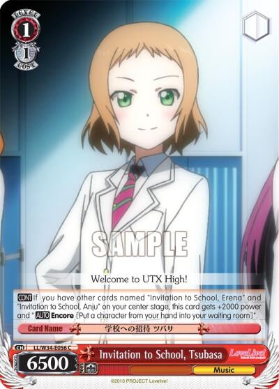 Invitation to School Tsubasa (34056) [LL/W34] - Weiss Schwarz Single