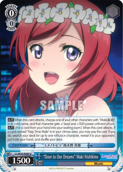 ’Door to Our Dreams’ Maki Nishikino (34084) [LL/W34] - Weiss Schwarz Single