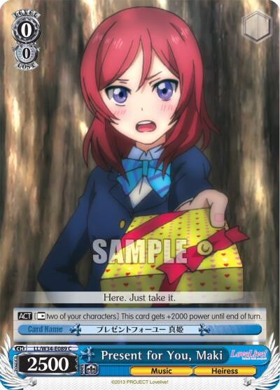 Present for You Maki (34089) [LL/W34] - Weiss Schwarz Single