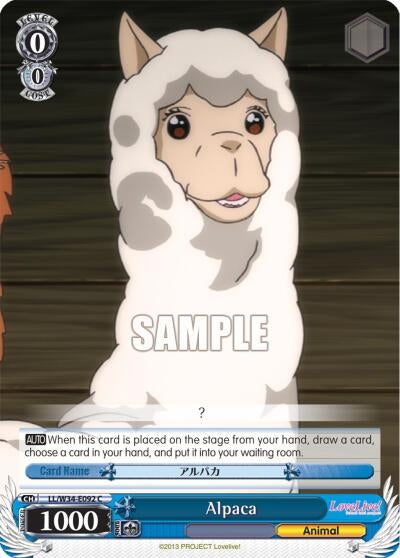 Alpaca (34092) [LL/W34] - Weiss Schwarz Single