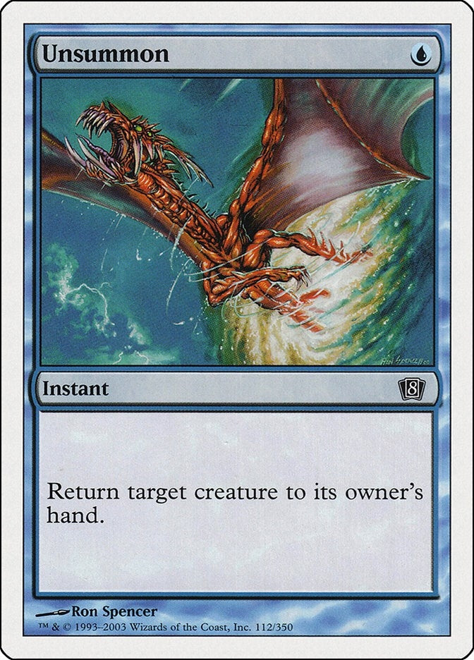 Unsummon (112) [8ED] - MTG Single