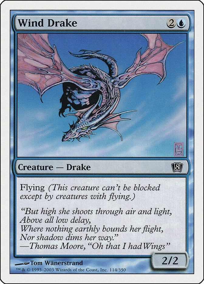 Wind Drake (114) [8ED] - MTG Single