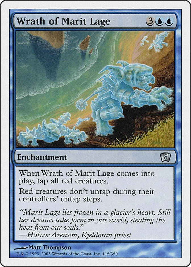 Wrath of Marit Lage (115) [8ED] - MTG Single