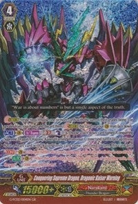 Conquering Supreme Dragon Dragonic Kaiser Warning (2004) [G-FC02] - Cardfight Vanguard Single