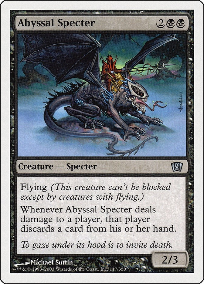 Abyssal Specter (117) [8ED] - MTG Single