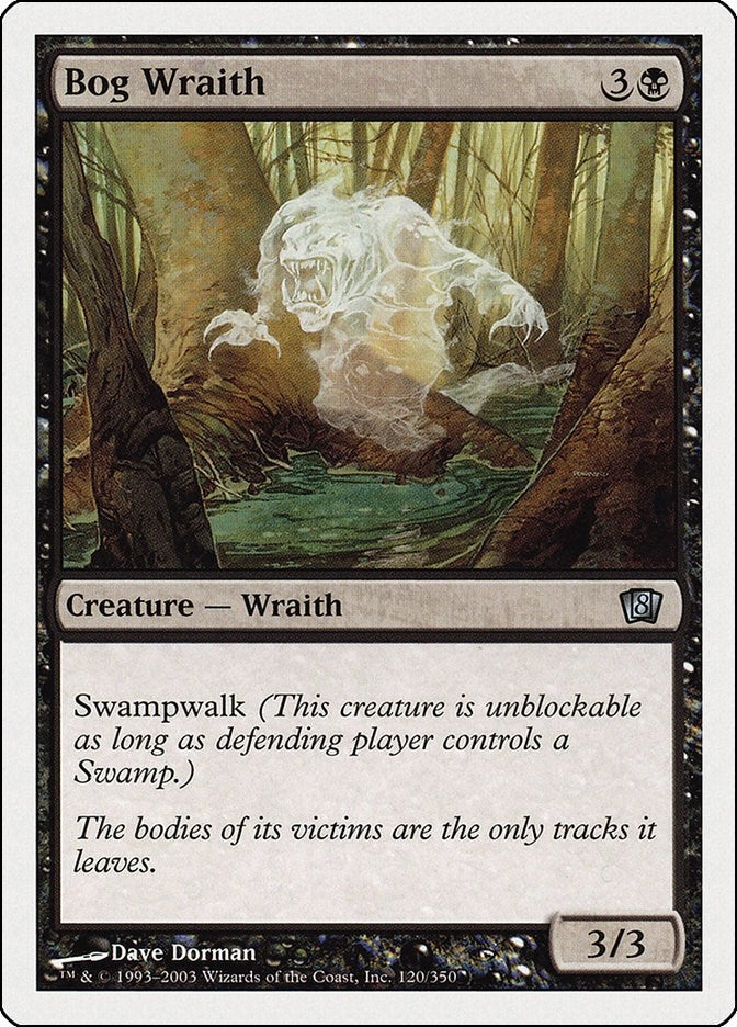 Bog Wraith (120) [8ED] - MTG Single