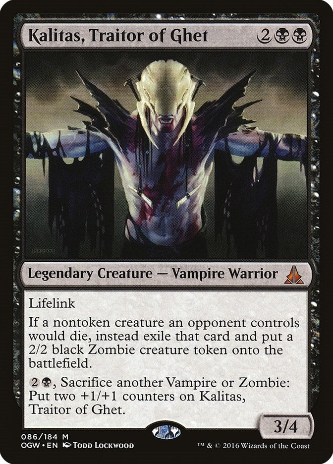 Kalitas Traitor of Ghet (86) [OGW] - MTG Single