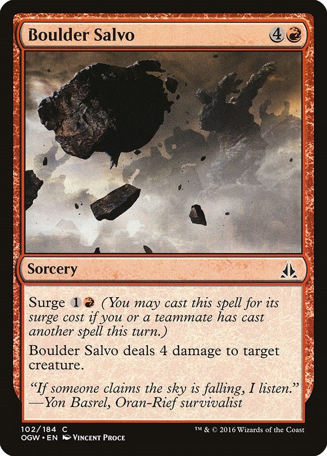 Boulder Salvo (102) [OGW] - MTG Single