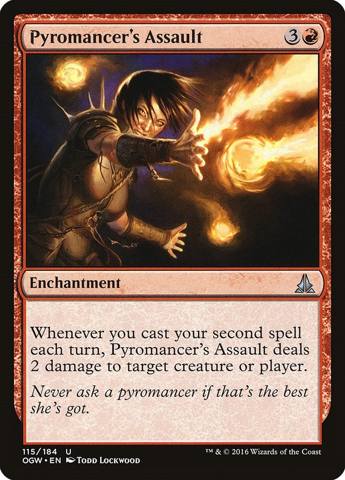 Pyromancer’s Assault (115) [OGW] - MTG Single