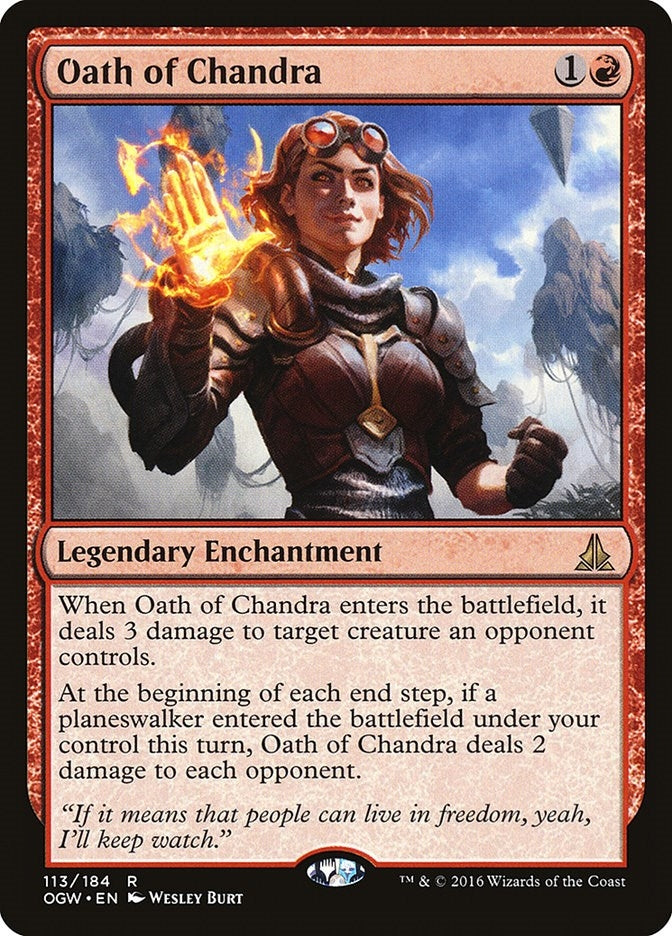 Oath of Chandra (113) [OGW] - MTG Single