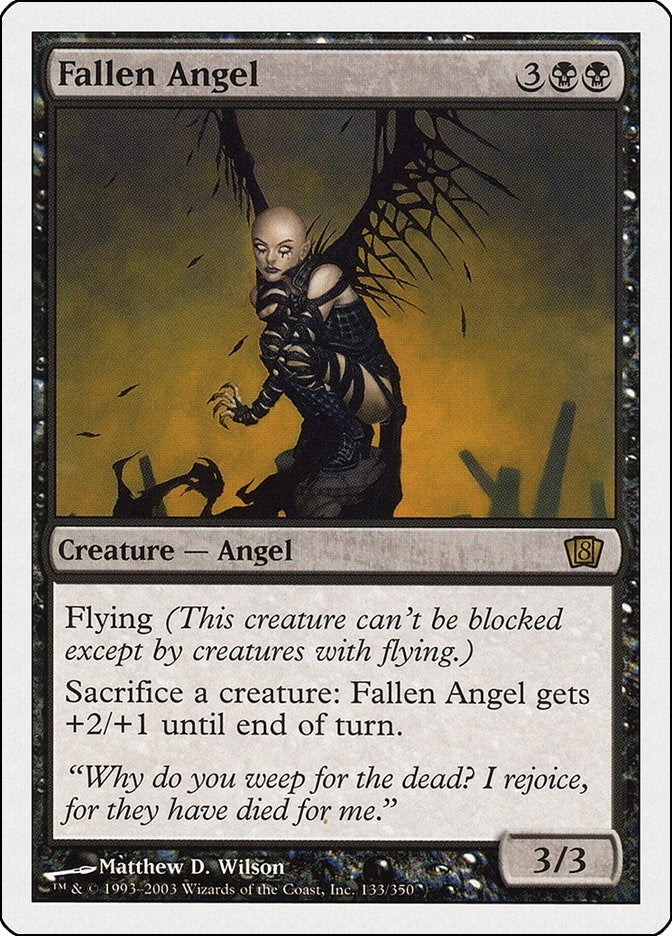 Fallen Angel (133) [8ED] - MTG Single
