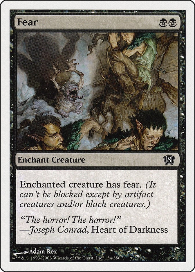 Fear (134) [8ED] - MTG Single