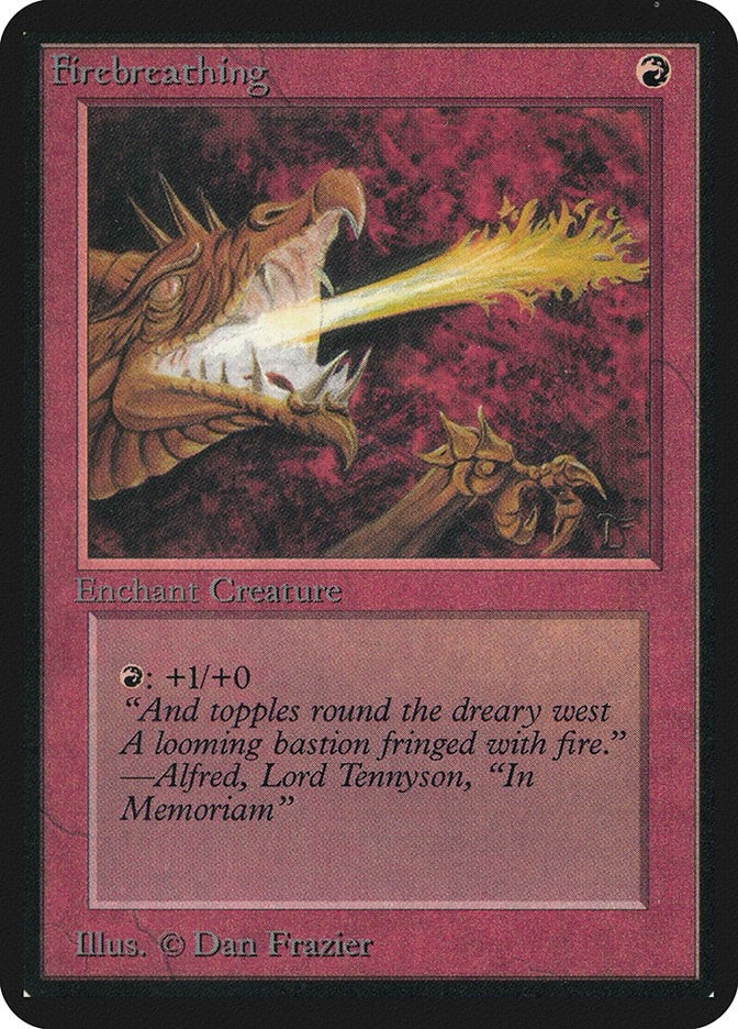 Firebreathing [LEA] - MTG Single