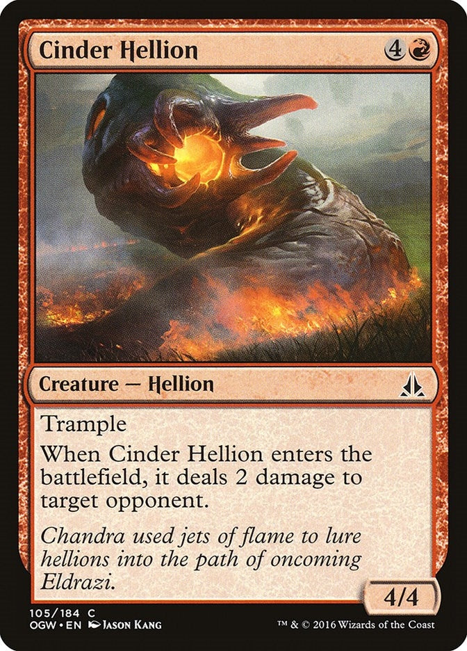 Cinder Hellion (105) [OGW] - MTG Single