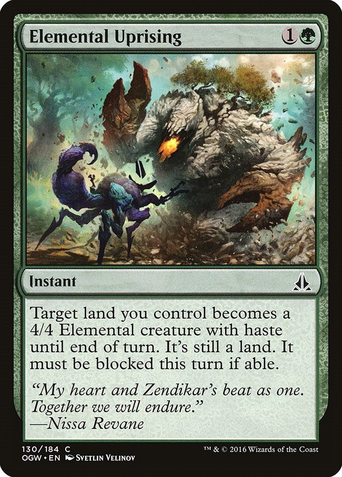 Elemental Uprising (130) [OGW] - MTG Single