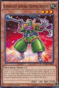 Superheavy Samurai Prepped Defense (9) (BOSH) - YuGiOh Single