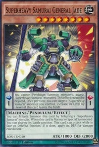Superheavy Samurai General Jade (10) (BOSH) - YuGiOh Single
