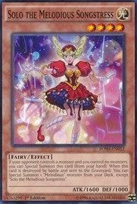 Solo the Melodious Songstress (12) (BOSH) - YuGiOh Single