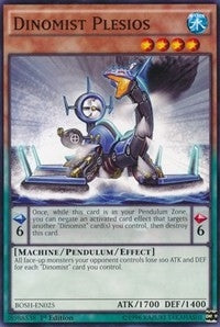 Dinomist Plesios (25) (BOSH) - YuGiOh Single