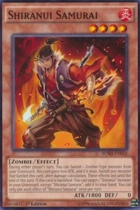 Shiranui Samurai (34) (BOSH) - YuGiOh Single