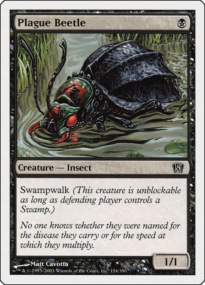 Plague Beetle (154) [8ED] - MTG Single