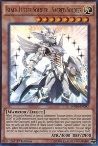 Black Luster Soldier - Sacred Soldier (97) (BOSH) - YuGiOh Single