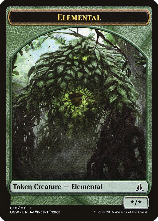 Elemental Token (010) (0) [OGW] - MTG Single