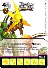 Electro - Cooked Meat (Full Art) (146) - Dice Masters Single