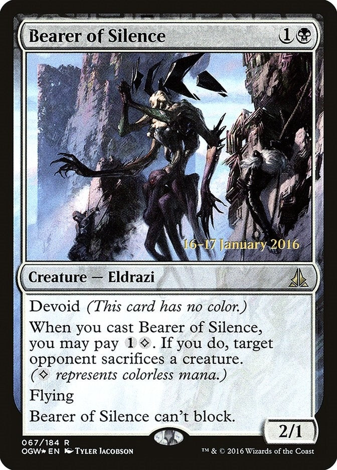 Bearer of Silence (67) [PRE] - MTG Single