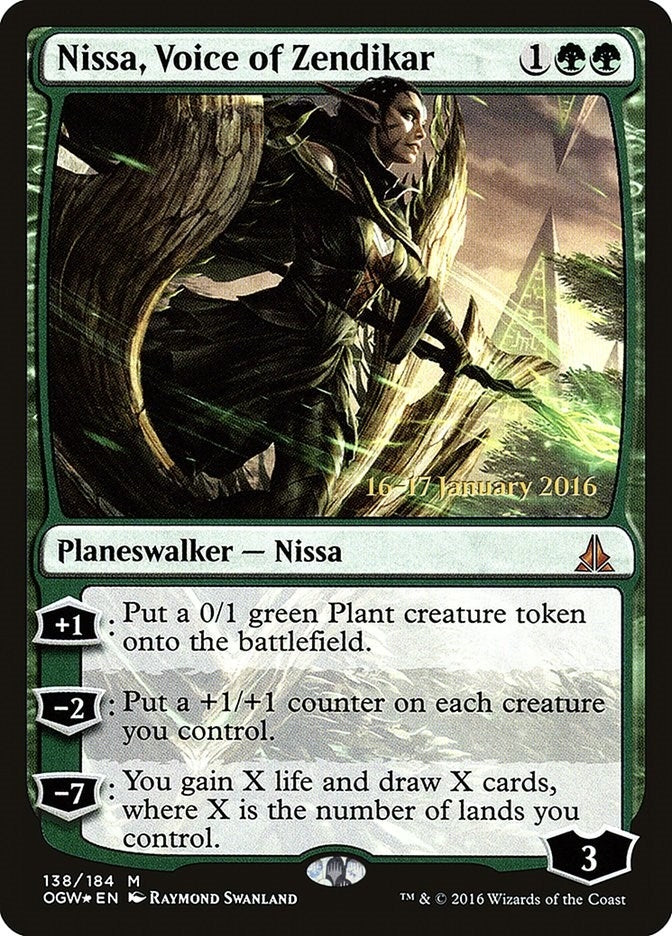 Nissa Voice of Zendikar (138) [PRE] - MTG Single