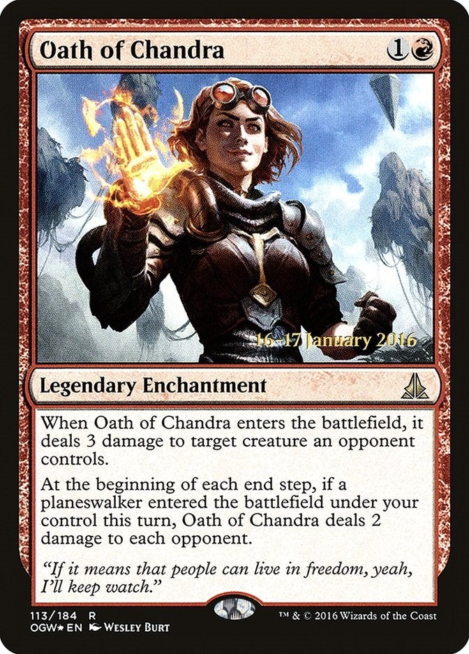 Oath of Chandra (113) [PRE] - MTG Single