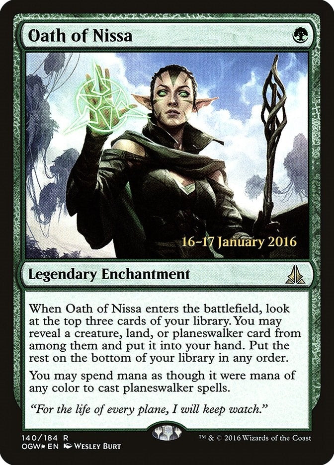 Oath of Nissa (140) [PRE] - MTG Single